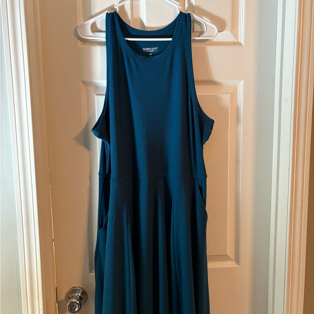 Torrid Teal Skater Dress